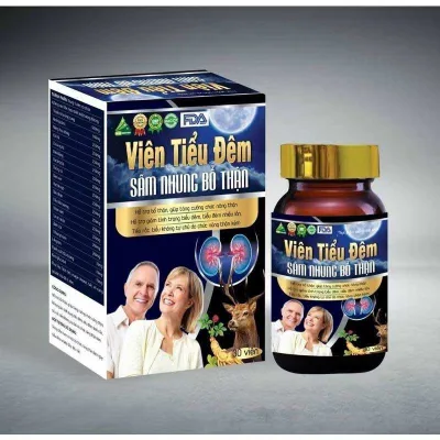 Viên tiểu đêm Sâm nhung bổ thận giúp bổ thận giảm tiểu đêm tiểu nhiều lần tiểu buốt tiểu rắt