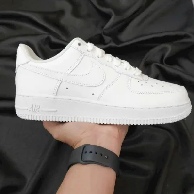 Giày Thể Thao AF1 Full Trắng đủ size Nam Nữ, Giày sneaker trắng Basic Cao Cấp Full bill box