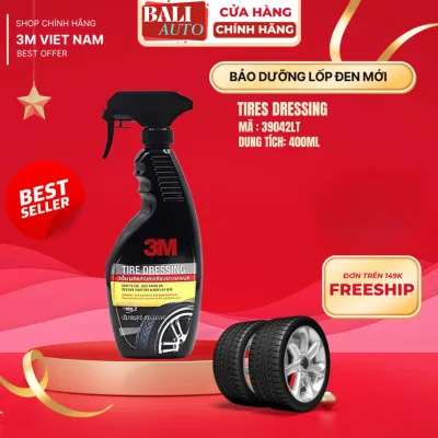 Chai Xịt Bảo Dưỡng Và Phủ Bóng Lốp Xe 3M™ 39042 LT Tire Dressing 400ml NK Thái Lan