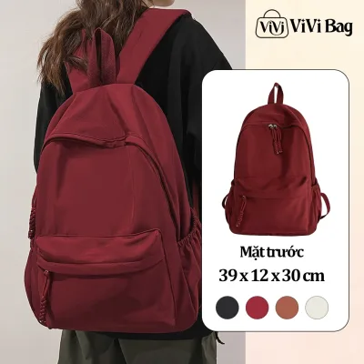 👍👍Balo Thời Trang Nam Nữ Đi Học Vải Nylon Chống Nước Basic, Sức Chứa Lớn Đựng Laptop, Cho Học Sinh Sinh Viên.B3365