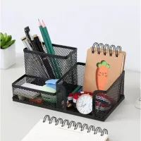 Hộp Kệ Lưới sắt Đựng Bút Đồ Văn Phòng Phẩm Để Bàn Nhiều Ngăn Deocr Bàn Học HAPPI