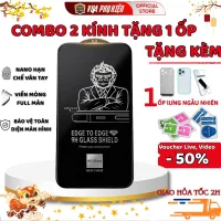 Kính cường lực iphone MKING Combo 2 Kính Full Màn 7plus/8/8plus/x/xs/xs max/12 pro/11 13 14 15 16 promax air 17PROMAX