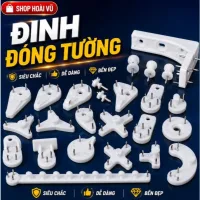 10 CÁI--Đinh Ghim Tường 3 Chân 4 Chân Móc Treo Tranh Ảnh, Đồng Hồ Đóng Tường Không Cần Khoan--10 CÁI