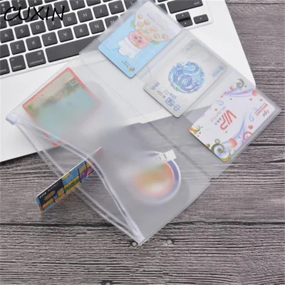 CUXIN Notebook Túi Dây Kéo Đồ Dùng Học Tập Tạp Chí Tiếp Liệu Phụ Kiện Người Lập Kế Hoạch Tiêu Chuẩn Học Sinh Văn Phòng Phẩm Túi Dây Kéo PVC