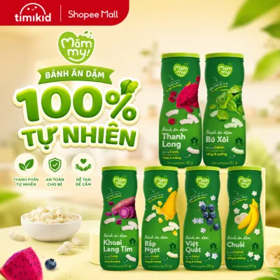 Bánh Ăn Dặm Mămmy Cho Bé Vị Trái Cây Tan Ngay Trong Miệng