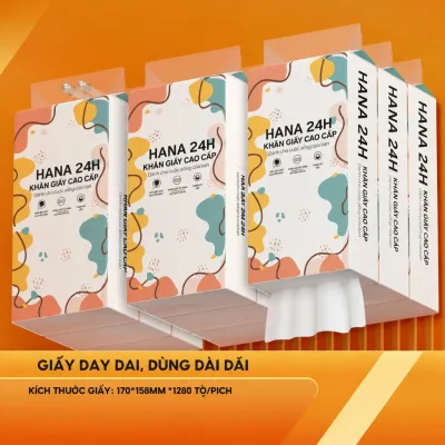 Combo 12 Bịch Giấy Vệ Sinh Treo Tường TopGia Thùng 12 Bịch Đa Sắc Treo Đa Năng Từ Bột Giấy Thiên Nhiên