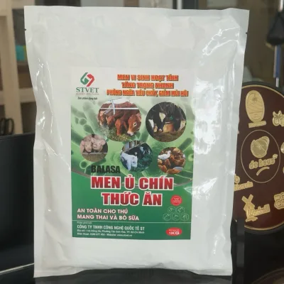 Men Ủ Chín Thức Ăn (1kg) ủ rơm rạ cho trâu, bò, dê ăn dễ tiêu hoá, mau lớn, ủ bắp cho gà ăn
