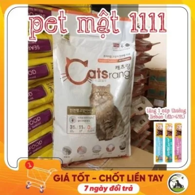 Thức ăn hạt cho mèo CATSRANG viet nam, thức ăn Catrang cho mèo mọi lứa tuổi CHỈ BÁN CHIẾT-Chính Hãng