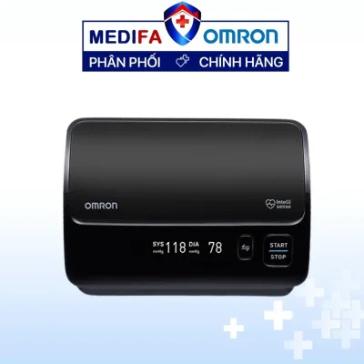 Máy đo huyết áp bắp tay tự động Omron cao cấp HEM-7600T bluetooth chính hãng - Thiết bị y tế gia đình Medifa