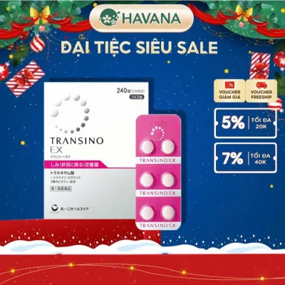 Viên Uống Trắng Da TRANSINO WHITE PREMIUM Nhật Bản Trắng Da, Mờ Nám, Tàn Nhang - hvn