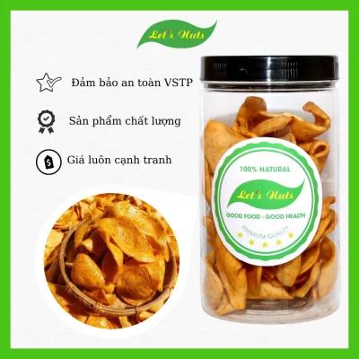 Bánh tai heo mắm mặn Let's Nuts hộp 200g, kết cấu giòn tan kèm vị mắm ớt mặn ngọt, đồ ăn vặt thơm ngon không thể thiếu