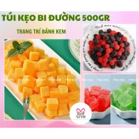 TÚI KẸO ĐƯỜNG 500GR – KẸO TRANG TRÍ BÁNH KEM, TOPPING BÁNH NGỌT | HỘP XINH