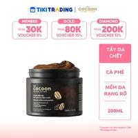 Tẩy da chết cơ thể cà phê Dăk Lăk  Cocoon - Hũ 200ml