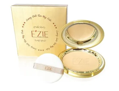 Phấn Nén Trang Điểm Mỏng Mịn Hoàn Hảo E’ZIE Prect Gold Two Way Cake (14g)
