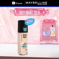 Kem Nền Mịn Nhẹ Kiềm Dầu 16H Fit Me Maybelline Matte + Poreless Liquid Foundation Dành Cho Da Dầu và Da Thường 30ml