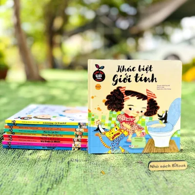 Set of 10 Books (Individual Books, Hardcover) on Sex Education for Children 3-10 Years Old: Gender Diversity, Personal Hygiene, Etc. - Tan Viet