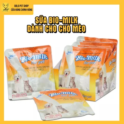 SỮA CHO CHÓ MÈO BIO MILK GÓI 100GR, BỔ SUNG VITAMIN, ĐẠM, BÉO VÀ KHOÁNG