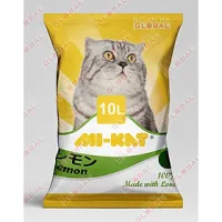 Cát Vệ Sinh Cho Mèo - CÁT NHẬT MIKAT (tên cũ cát MIN)  Khử Mùi, Vón Cục 8L