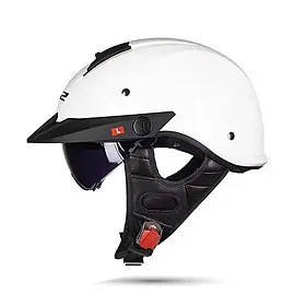 Mũ Bảo Hiểm Nửa Đầu Có Kính Âm LS2 OF590 Rebellion