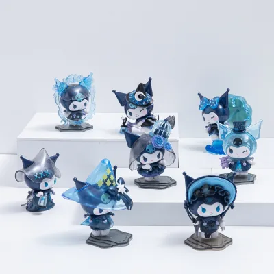 Bộ 8 Mô Hình Nhân Vật Kuromi Series Lễ Hội Phù Thủy, Mô Hình Cao 9cm, Decor Trang Trí, Quà Tặng Sinh Nhật, Bộ Sưu Tập