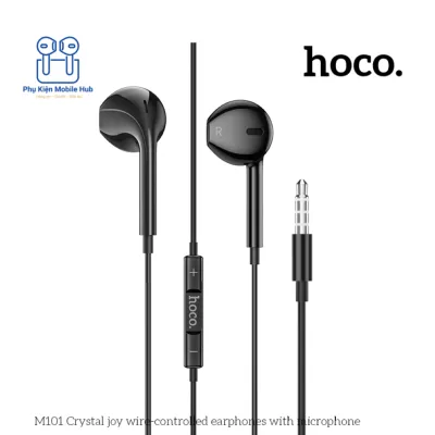 Tai Nghe Dây Jack 3.5mm Có Mic Hoco – Âm Thanh Rõ, Nghe Nhạc Gọi Điện Tốt, Cho Điện Thoại Laptop