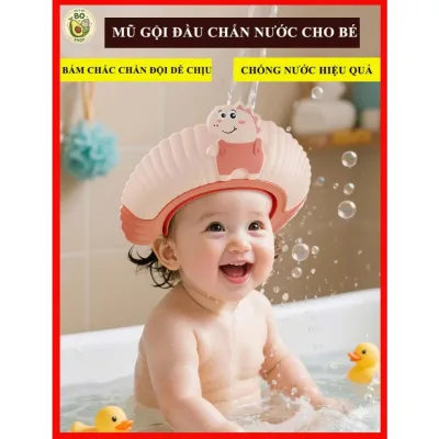Mũ gội đầu, mũ tắm chắn nước cho bé yêu 0-15 tuổi