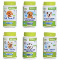10 viên Canxi/Vitamin/Khoáng/Dưỡng lông bổ sung dinh dưỡng, kích thích ăn uống cho chó mèo chính hãng Spirit