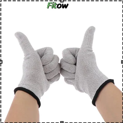 Găng Tay Điện Cực Sợi Bạc 1 Cặp Miếng Lót Dẫn Điện Cho Massage Tay Trị Liệu TENS EMS Thiết Bị Sử Dụng Y Tế COD