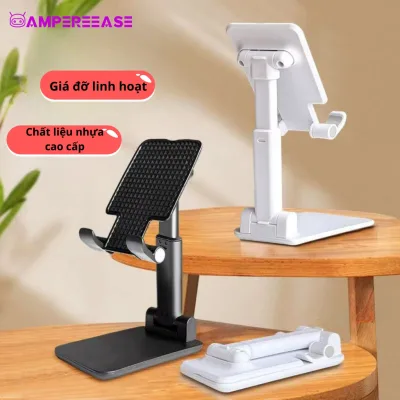 Giá đỡ điện thoại,máy tính bảng tăng giảm chiều cao AMPEREEASE kệ điện thoại để bàn gấp gọn nhỏ gọn