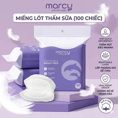 Miếng Lót Thấm Sữa MARCY (Túi 100 miếng) - Dành cho mẹ bầu và sau sinh