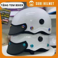 Nón Bảo Hiểm Gắn ốc Titan Gr5  , Mũ Bảo Hiểm Nữa đầu Titan Thời Trang Năng Đông Cho Nam Và Nữ
