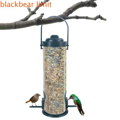 blackbear limit Hình trụ Trong suốt Nhựa Vẹt Trong nhà Ngoài trời Hộp đựng thực phẩm Hộp thức ăn cho chim Dụng cụ cho thú cưng ăn Dụng cụ cho chim ăn