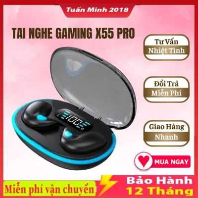 Tai nghe ngủ không dây X55 / F9 / M10 / M100 PRO , âm thanh nổi Hi-fi Mic tích hợp màn hình LED