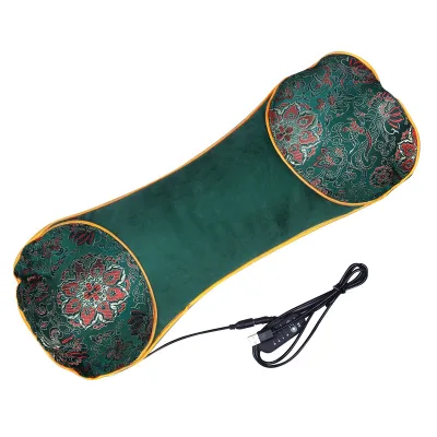 Gối chườm ngải cứu, gối chườm thảo dược Cắm Điện Làm Nóng Cổ Giúp Giảm Đau Vai Gáy