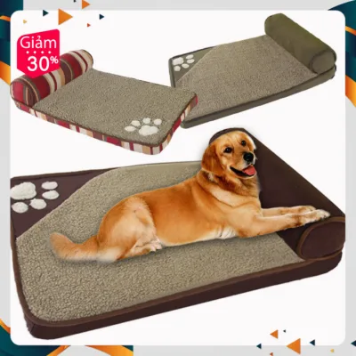 Phụ kiện thuận lợi - Giường behind cho thú cưng kê cổ sao Pet bottom 15kg (Nâu) 🎁🎁🎁
