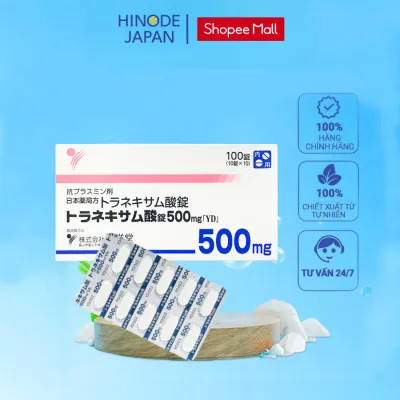 Viên uống trắng da, mờ thâm nám Transamin 500mg White Conc Nhật Bản - Hộp 100 viên