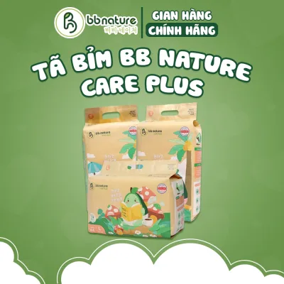Tã/bỉm BB Nature Care Plus tinh chất nha đam mềm mại, thấm hút tốt đủ size cho bé từ 4-30KG