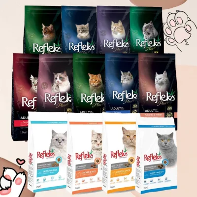 Hạt mèo Refleks Plus 1.5Kg, hạt Refleks cho mèo đa dạng dinh dưỡng dùng cho mọi lứa tuổi túi 1.5kg