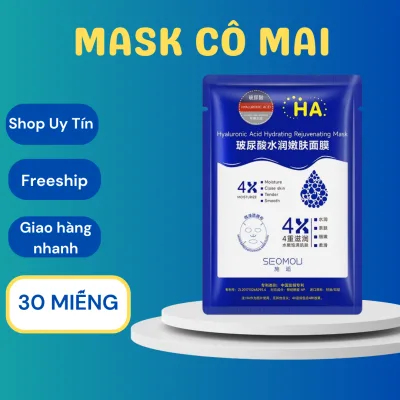 Mặt Nạ Dưỡng Ẩm Trắng Da HA SEOMOU Hyaluronic Acid Da Mịn Mướt Và Mềm Mại Như Baby