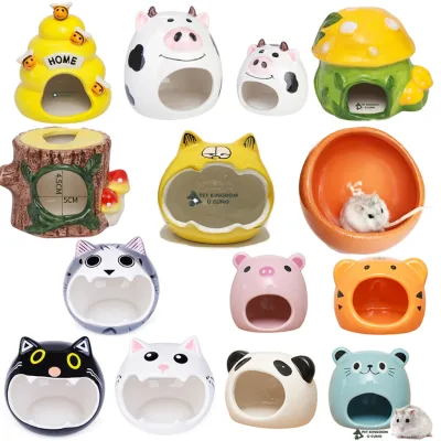 Nhà ngủ sứ hoạt hình cho hamster ú cưng