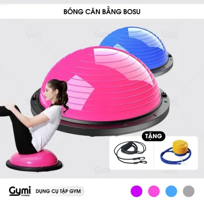 Bóng Tập Cân Bằng BOSU Cao Cấp [Kèm Bơm] - Tập Yoga, Massage Cơ Thể Tại Nhà, Tùy Chỉnh Linh Hoạt - BongBosu