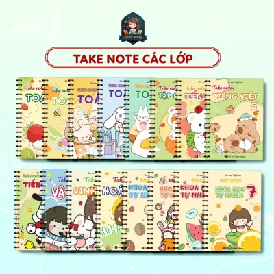 Sách - Take notes Các Lớp Toán, Ngữ Văn, Tiếng Anh, Khoa Học Tự Nhiên 2024 - NXB Hà Nội