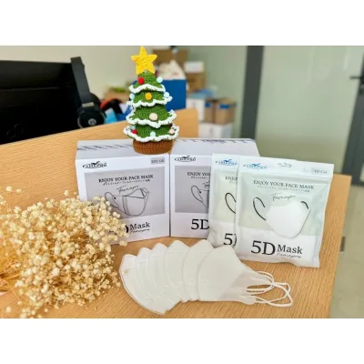 Combo 10 Chiếc Khẩu Trang 5D Mask Nam Anh Famapro Cao Cấp