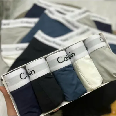 Combo 5 quần sịp đùi nam KCB5 chất liệu thun lạnh cạp in cao cấp thoáng mát
