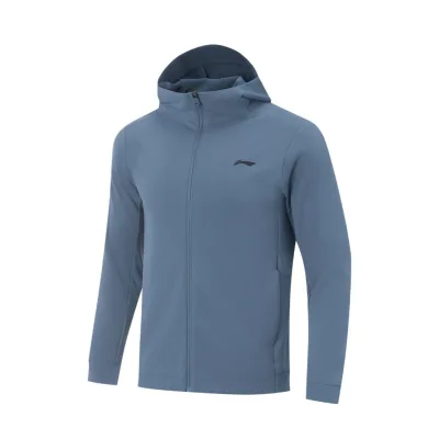 Áo Khoác Nỉ Có Mũ Thể Thao Nam Li-Ning Tập luyện/Training AWDVA71-2V (Ghép bộ Quần AKLV877-3V)
