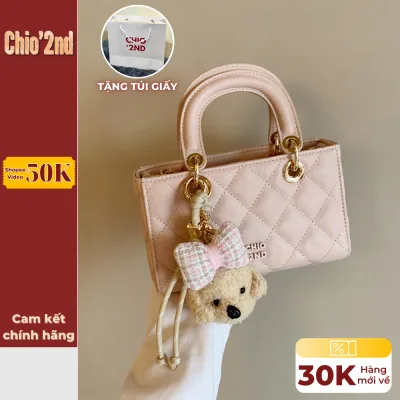 Túi Xách Nữ Chio2nd Mẫu Mới 2025 Thời Trang, Túi Đeo Chéo Nữ, Túi Đeo Vai Nữ Kèm Charm Hot 2025 S138