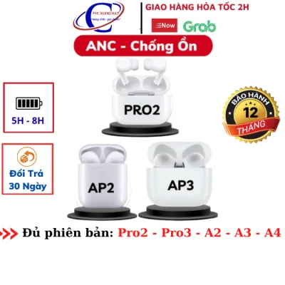 Tai Nghe Bluetooth PRO2 Không Dây Thế Hệ Mới ,Đàm Thoại Hai Chiều, Pin Trâu, Full Chức Năng Định Vị Đổi Tên
