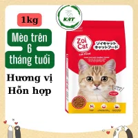 Thức ăn cho mèo, hạt cho mèo Zoi Cat - Gói 1kg Thức Ăn Hạt Cho Mèo Cao Cấp - KAT Love Pet