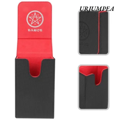 Hộp lưu trữ thẻ Tarot URJUMPEA, Bộ sưu tập hộp đựng thẻ Tarot PU, Hộp hình chữ nhật đa năng Hộp đựng thẻ bài Tarot Board Game Card