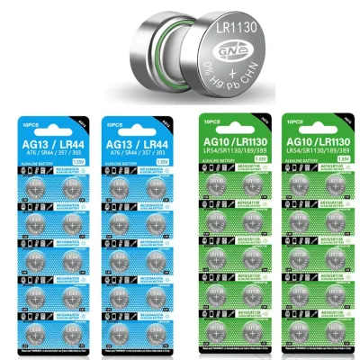 Vỉ 10 viên pin cúc áo AG13/LR44 AG10 / LR1130 FE123